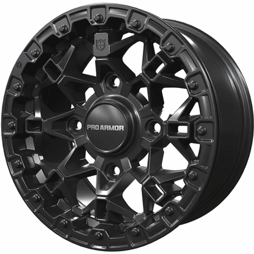 Pro Armor 5305 Beadlock UTV Wheel 15" x 7" - Semi Gloss Black Pro Armor 5305 Beadlock UTV Wheel 15" x 7" - Semi Gloss Black