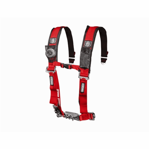 Pro Armor Seatbelt Harness 2x2 4-Point / 5-Point - Red
