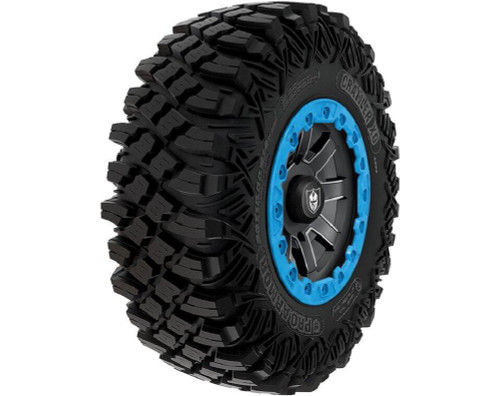 Pro Armor Wheel & Tire Set (4): Reblr & Crawler XG|Matte Black|30 x 14