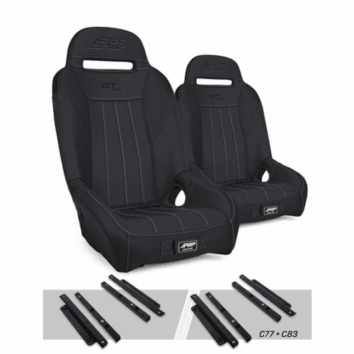 PRP Polaris General / RZR S 900 / XP 1000 / Turbo / Turbo S / RS1 GT/S.E Suspension Seat Kit (Pair) PRP Polaris General / RZR S 900 / XP 1000 / Turbo / Turbo S / RS1 GT/S.E Suspension Seat Kit (Pair)