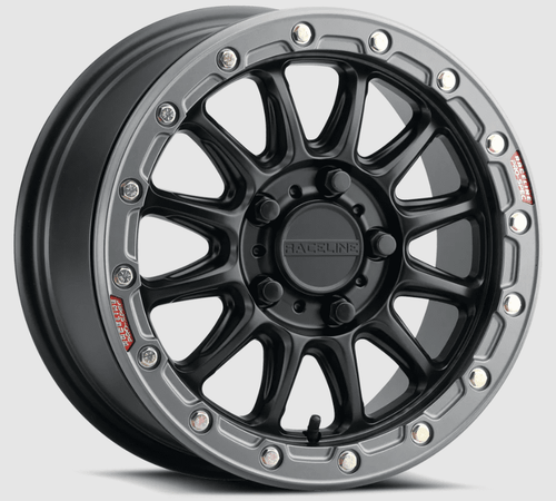 Raceline | A14 Alpha BeadLock Black & Gunmetal Wheel - 17" Raceline | A14 Alpha BeadLock Black & Gunmetal Wheel - 17"