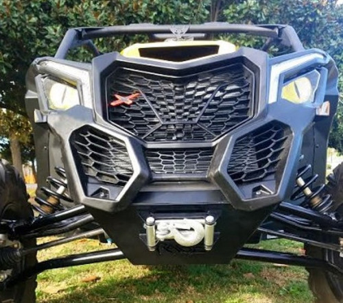 Rage Fab Can-Am X3 Stealth Bumper with Winch Mount - RAG-X3-Stealth