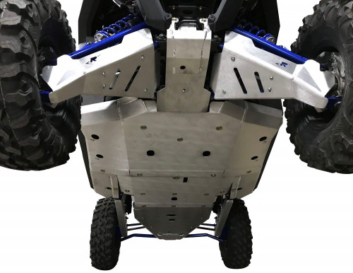 Ricochet Polaris RZR XP PRO 10-Piece Complete Aluminum or UHMW Skid Plate Set Ricochet Polaris RZR XP PRO 10-Piece Complete Aluminum or UHMW Skid Plate Set