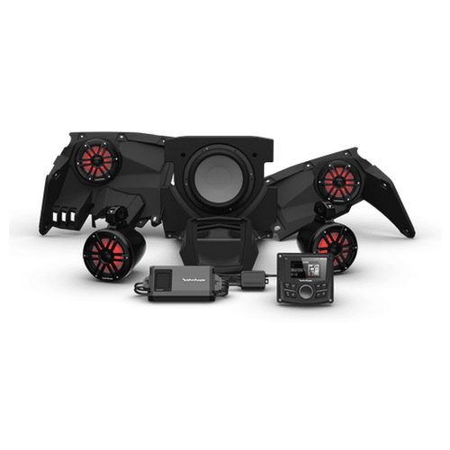 Rockford Fosgate Can-Am Maverick X3 Color Optix Audio Kit (PMX-2) (Stage 4) Rockford Fosgate Can-Am Maverick X3 Color Optix Audio Kit (PMX-2) (Stage 4)