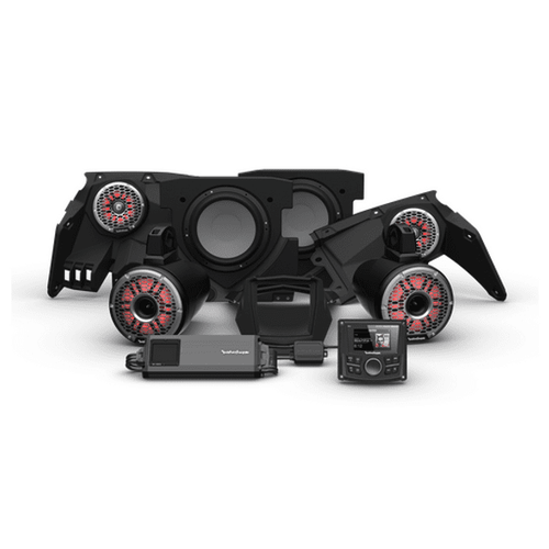 Rockford Fosgate Can-Am Maverick X3 Front Color Optix Audio Kit (PMX-3) (Stage 6) - X317-STG6
