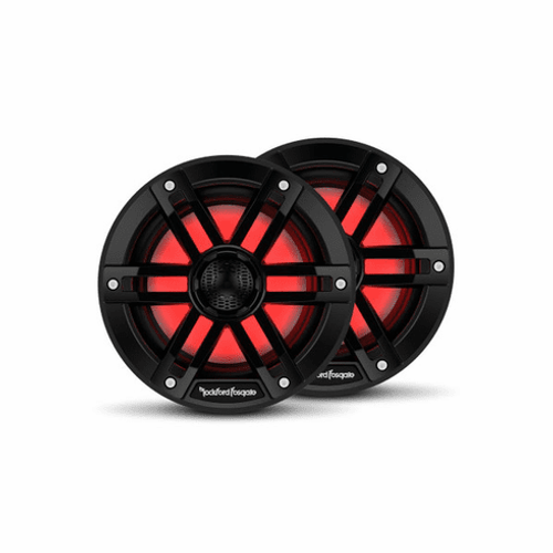 Rockford Fosgate M1 6" Color Optix Marine 2-Way Speakers (Black) Rockford Fosgate M1 6" Color Optix Marine 2-Way Speakers (Black)