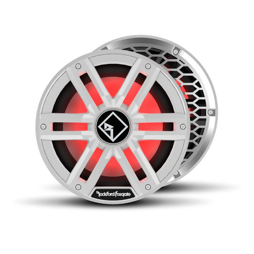 Rockford Fosgate M2 10" DCV 4-Ohm Color Optix Infinite Baffle Marine Subwoofer (White) Rockford Fosgate M2 10" DCV 4-Ohm Color Optix Infinite Baffle Marine Subwoofer (White)