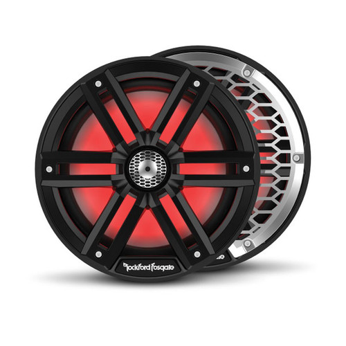 Rockford Fosgate M2 8" Color Optix Marine 2-Way Speakers (Black) - M2-8B