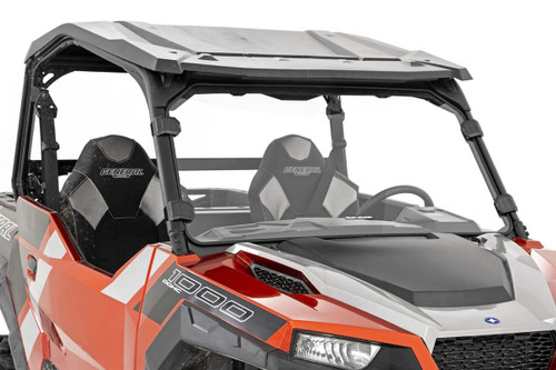Rough Country Scratch Resistant Poly Full Windshield for Polaris General / General 4 - 98162010