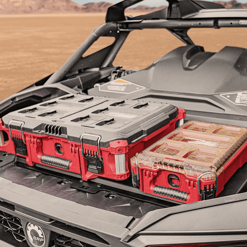 S3 | Can-am Maverick R | Milwaukee Pack Out Bed Mount
