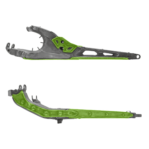 S3 | Can-Am Maverick R | Trailing Arms Weld-In Gusset Kit - S3274