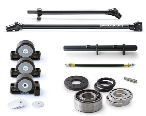 SandCraft Polaris 2017-2024 RZR XP Turbo Complete Drivetrain Solution (2-Seats) - CDS12172111