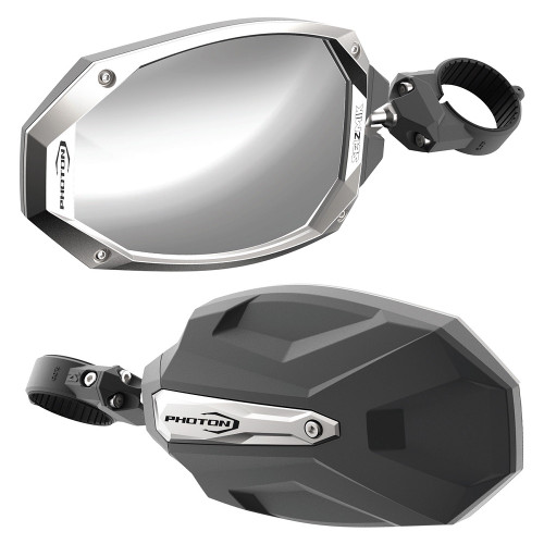 Seizmik Photon Side View Mirror with Cast Aluminum Body & Bezel (Pair) Seizmik Photon Side View Mirror with Cast Aluminum Body & Bezel (Pair)