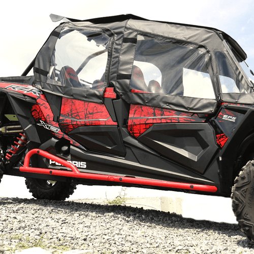Seizmik|Polaris RZR XP 1000 4|XP Turbo 4|Soft Upper Doors - Rear Window and Roof with Zipper