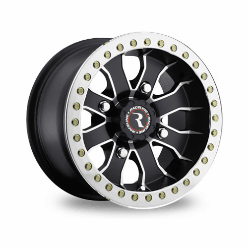 Raceline | A71 Mamba BeadLock Black Machined Wheel - 12" | 14" Raceline | A71 Mamba BeadLock Black Machined Wheel - 12" | 14"