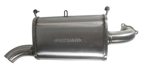 SpeedWerx Polaris RZR XP Turbo Q6 Series Stainless Steel Bolt-On Exhaust - Q6-RZRXPT-ATVP