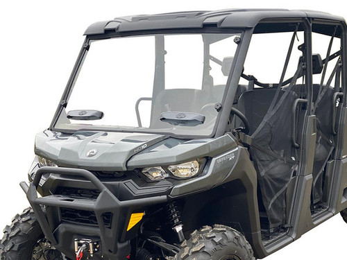 Spike Powersports Can-Am Defender Comfort Flow Venting Windshield W/ Hard Coat