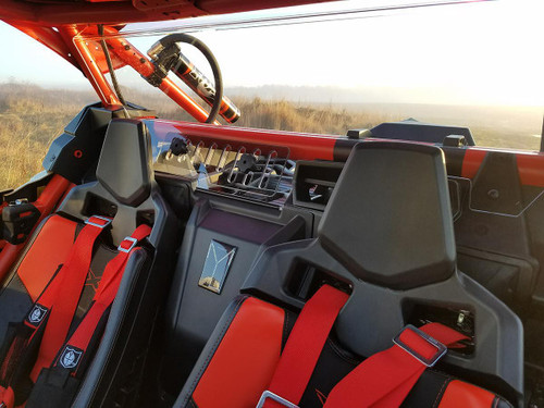 Spike Powersports Can-Am Maverick X3 Rear Shield W/ Sliding Vent - 77-2300V-R