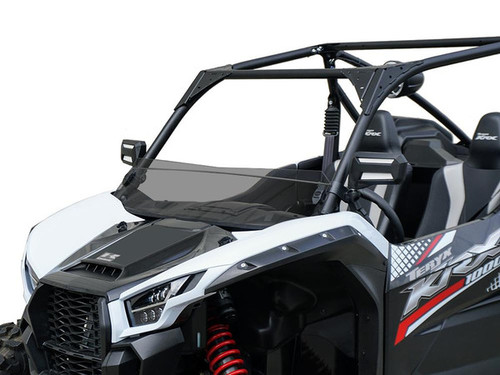 Spike Powersports Kawasaki KRX Tinted Short Windshield W/ Tool-Less Rapid Release - 78-8950-T