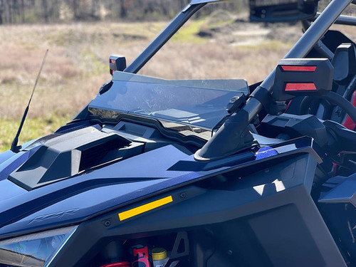 Spike Powersports Polaris Pro R Tinted Short Windshield Spike Powersports Polaris Pro R Tinted Short Windshield