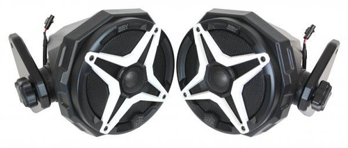 SSV Works Cage-Mount 6.5" Swivel Speaker Pods for 18-23 Jeep JL 4-Door SSV Works Cage-Mount 6.5" Swivel Speaker Pods for 18-23 Jeep JL 4-Door