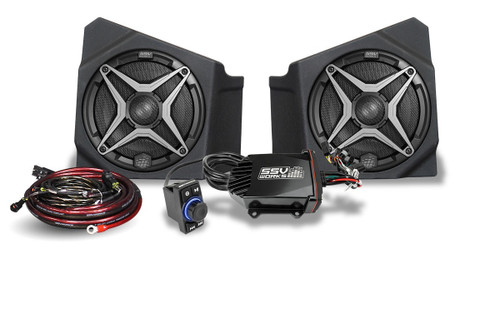 SSV Works 2-Speaker Audio-Kit for 20-23 Kawasaki KRX 1000 SSV Works 2-Speaker Audio-Kit for 20-23 Kawasaki KRX 1000
