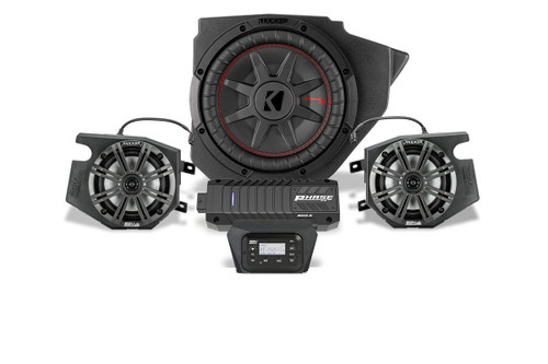 SSV Works Complete Kicker 3-Speaker Plug-&-Play Kit for 14-23 Polaris RZR - 220-RZ34-Q3K3