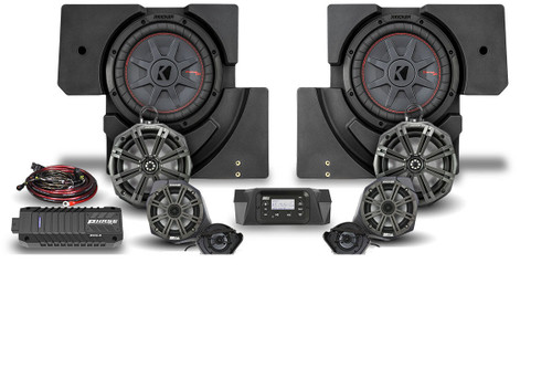 SSV Works Phase X Kicker 8-Speaker Plug-and-Play System for Can-Am Maverick X3 SSV Works Phase X Kicker 8-Speaker Plug-and-Play System for Can-Am Maverick X3