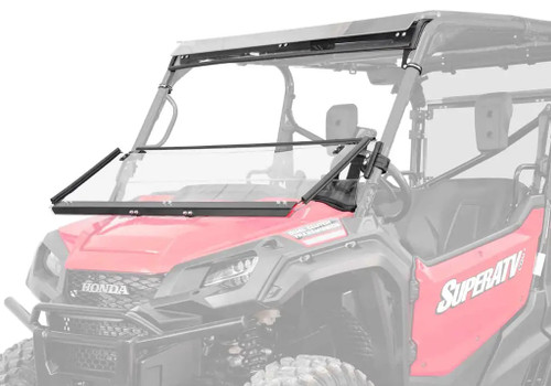Super ATV|2016+ Honda Pioneer 1000|1000-5|1000-6|Scratch-Resistant 3-in-1 Windshield