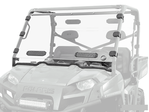 Super ATV|2010-2016 Polaris Ranger 800|XP 800|XP 800 Crew|Vented Full Windshield