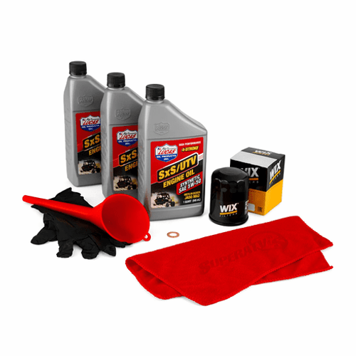 Super ATV|2008+ Polaris RZR RS1|570|800|XP 1000|XP Turbo|Up & Running Oil Change Kit