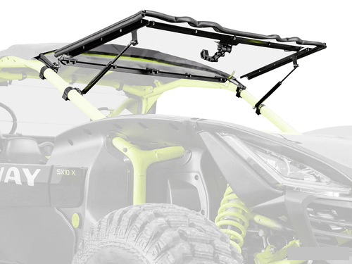 Super ATV|2023+ Segway Villain|Scratch Resistant Flip Windshield