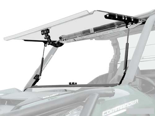 Super ATV|2018+ Can-am Maverick Sport & Trail|Scratch Resistant Flip Windshield Super ATV|2018+ Can-am Maverick Sport & Trail|Scratch Resistant Flip Windshield