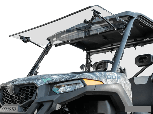 Super ATV|CF Moto UForce 600|Scratch Resistant Flip Windshield