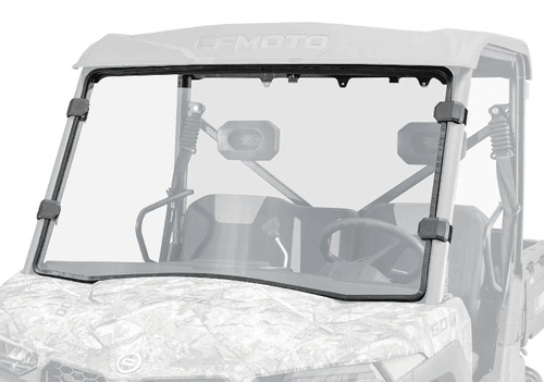 Super ATV|2021+ CFMoto UForce 600|Scratch Resistant Full Windshield