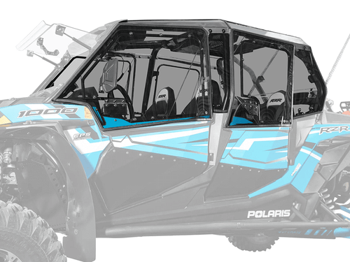 Super ATV|2016-2023 Polaris RZR XP 1000 4|Hard Cab Enclosure Upper Doors