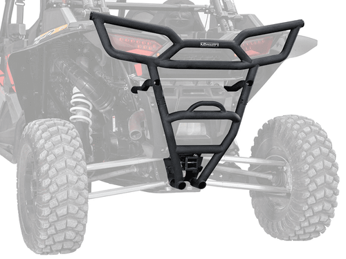 Super ATV|2014-2023 Polaris RZR XP 1000|XP 1000 4|Rear Bumper w/ Hitch Receiver