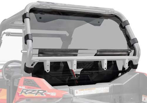 Super ATV Rear Vented Windshield for Polaris RZR 900 / S 1000 Super ATV Rear Vented Windshield for Polaris RZR 900 / S 1000