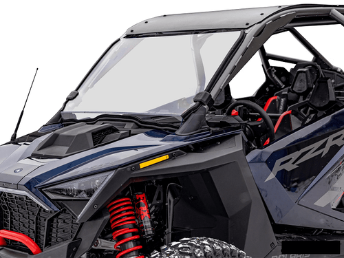 Super ATV|2022-2024 Polaris RZR Pro R|Scratch Resistant Full Windshield - Poly