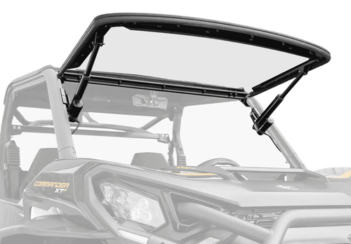 Super ATV 2021+ Can-am Commander Maxdrive Power Flip Windshield