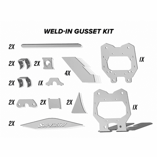 Can-Am Maverick X3 Weld-In Gusset Kit