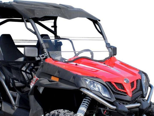 SuperATV CFMoto ZForce 1000 Scratch-Resistant Half Windshield - HWS-CF-ZF800EX-70#HL