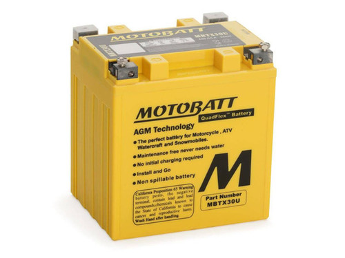 SuperATV MotoBatt Polaris Ranger Upgraded OEM Replacement AGM Battery