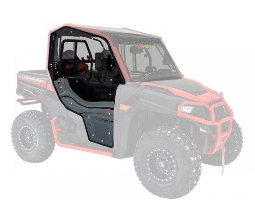 SuperATV Polaris General Full Cab Doors (Scratch Resistant) - DOOR-P-GEN-001-72