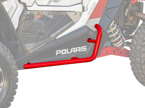 SuperATV Polaris General XP 1000 Heavy Duty Nerf Bars (Red)