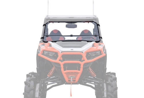 SuperATV Polaris General XP 1000 Scratch Resistant Flip Down Windshield - FDWS-P-GEN1K-70#XP