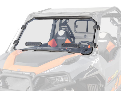 SuperATV Polaris General XP 1000 Scratch-Resistant Vented Full Windshield