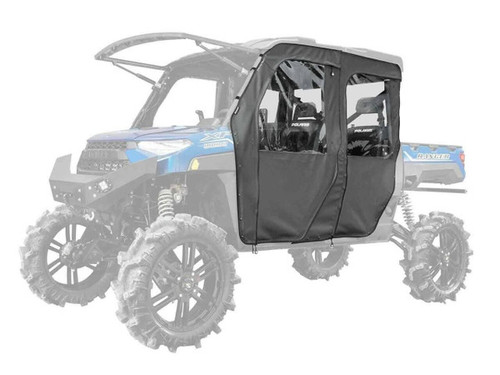 SuperATV Polaris Ranger 1000 Crew Soft Cab Enclosure Doors - SE-P-RAN1K4-001#AA