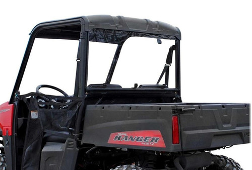 SuperATV Polaris Ranger Midsize Rear Windshield - RWS-P-RANMID