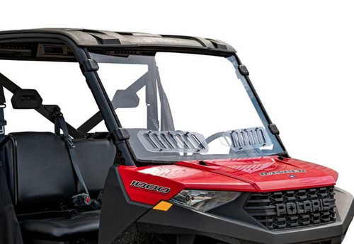 SuperATV Polaris Ranger XP 570 Scratch Resistant Vented Full Windshield - WS-P-RAN1K-V-70#RF